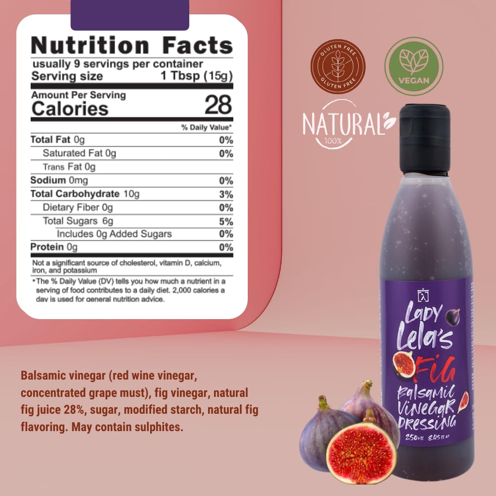 TO FILEMA TIS LELAS Greek Balsamic Vinegar & Glaze - Vegan, Organic, Gluten-Free - 2x 8.45oz (500ml)
