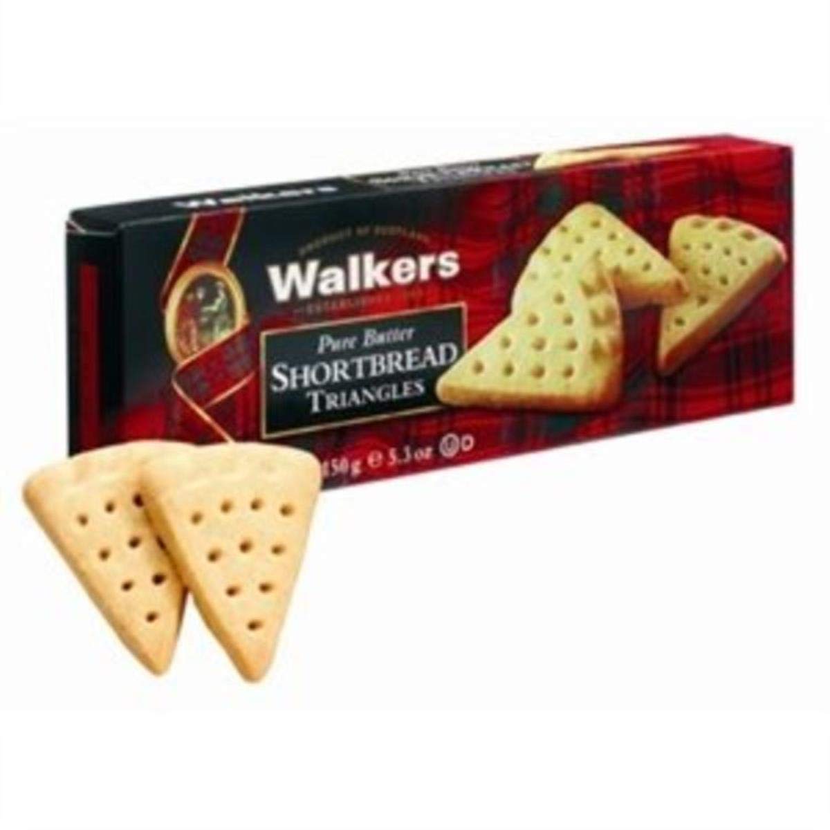 Walkers Shortbread Stem Ginger Cookies, 5.3 Ounce - 12 per case.