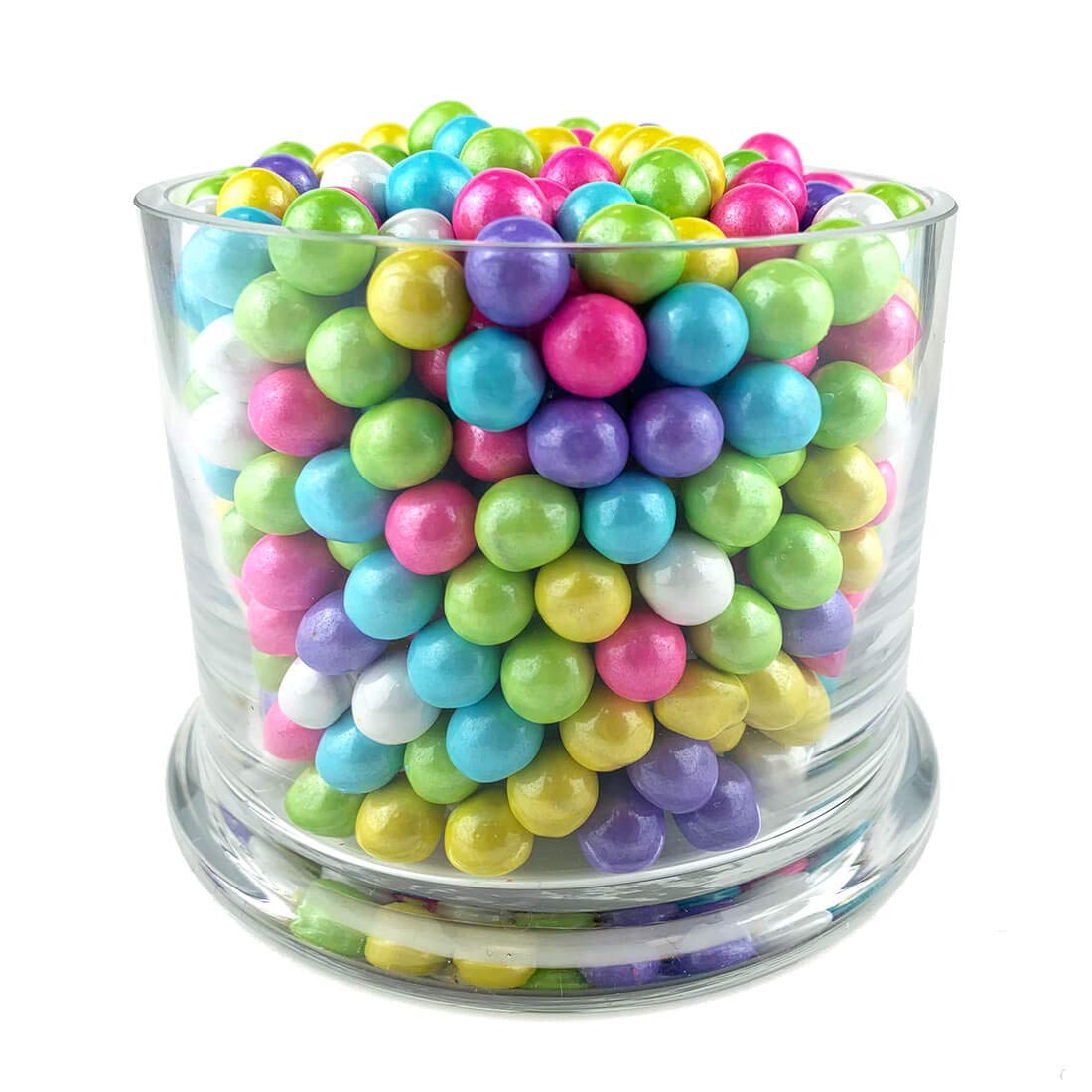 Color It Candy Shimmer Spring Mix Sixlets 2 Lb Bag - Perfect For Table Centerpieces, Weddings, Birthdays, Candy Buffets, & Party Favors.