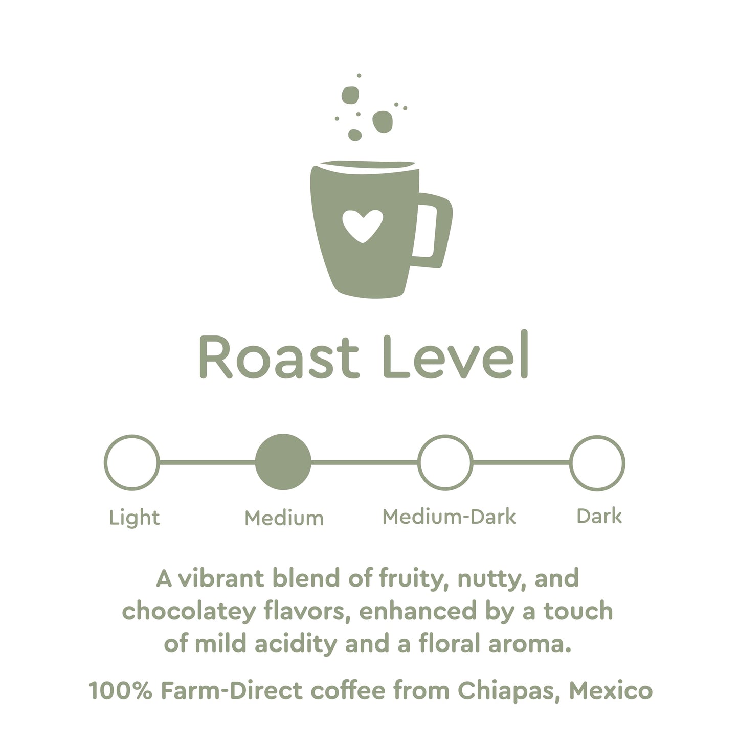 Biggby La Fortaleza Whole Bean Coffee,100% Farm-Direct, 8Oz Bag, Medium Roasted
