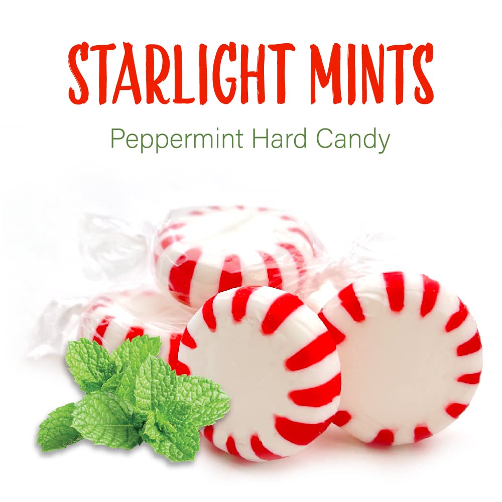 Starlight Peppermint Mints | 2 Pound Bag | Hard Candy