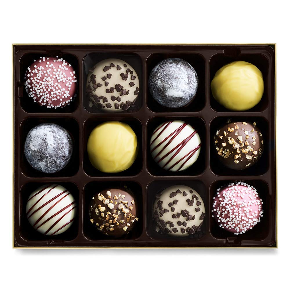 Godiva Chocolatier Birthday Truffles Assorted Chocolate Gift Box, 12 Pc.