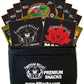 Buffalo Bills 12-Piece Beef Jerky Sampler Black 6-Pack Gift Cooler (12 assorted 1.5oz jerky packs)