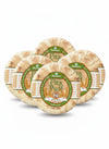 Phoenicia Arabic Pita Bread Puff Fresh White Bread, Medium 9pcs, 20oz, 567g (Pack of 5)