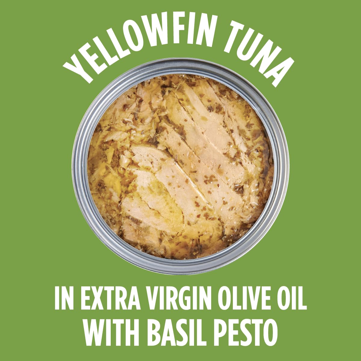 Starkist E.V.O.O. Solid Yellowfin Tuna With Basil Pesto And Extra Virgin Olive Oil, 4.5 Oz Can, Pack Of 12