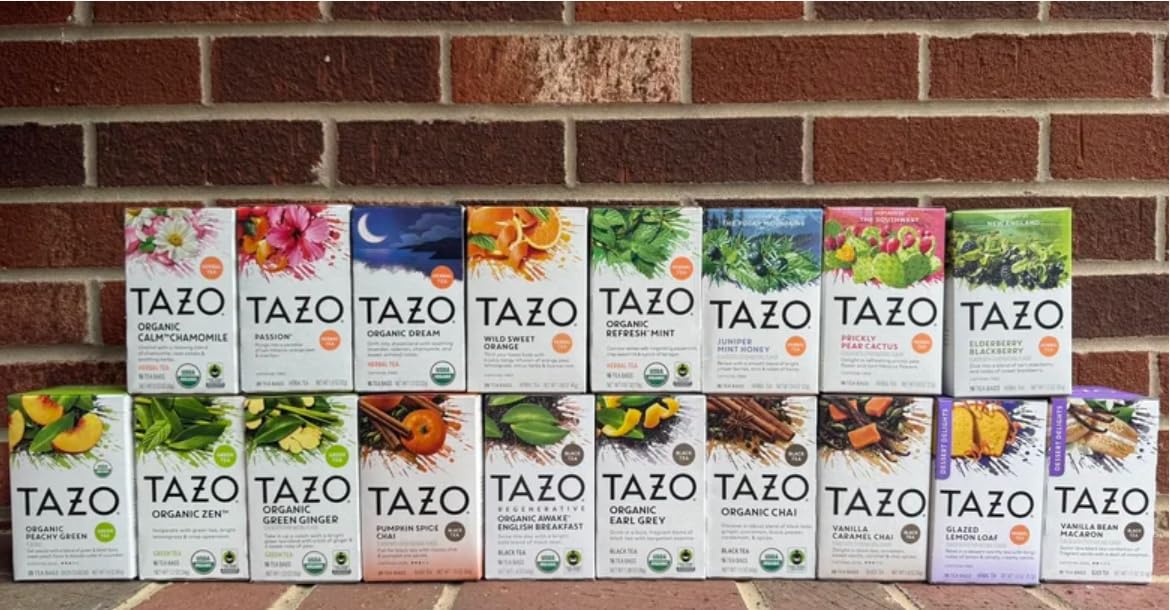 84 Tea Bags - Tea Bags Sampler Assortment Variety Pack Gift Box (42 Count - Pack Of 2) 14 Different Flavors Gifts For Her Him Women Men Tea Lovers Couples Family Friends Coworker