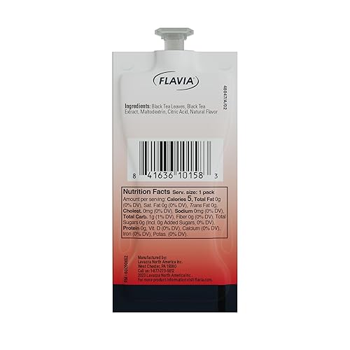 FLAVIA Black Unsweetened Tea Freshpack, 100 Count (Pack of 1)
