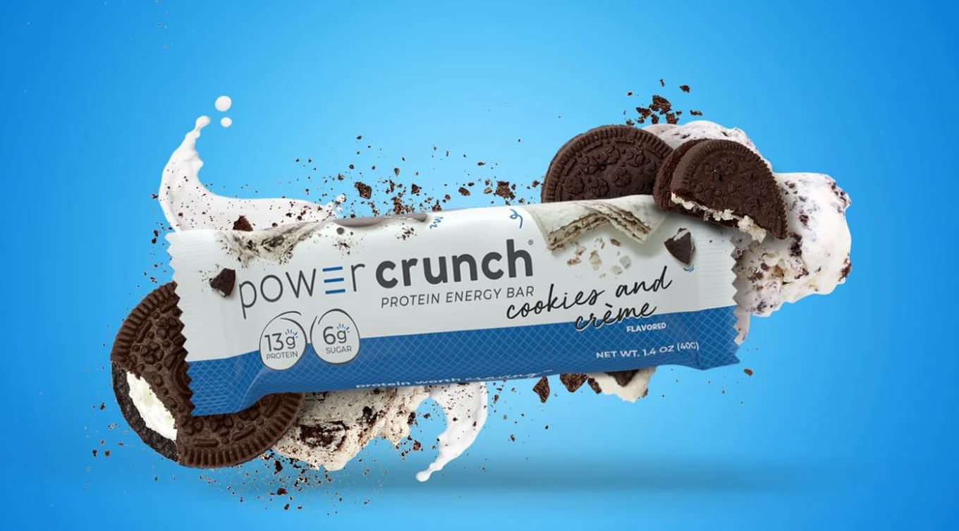 Power Crunch Protein Energy Bar, Cookies & Cream 12 Ea