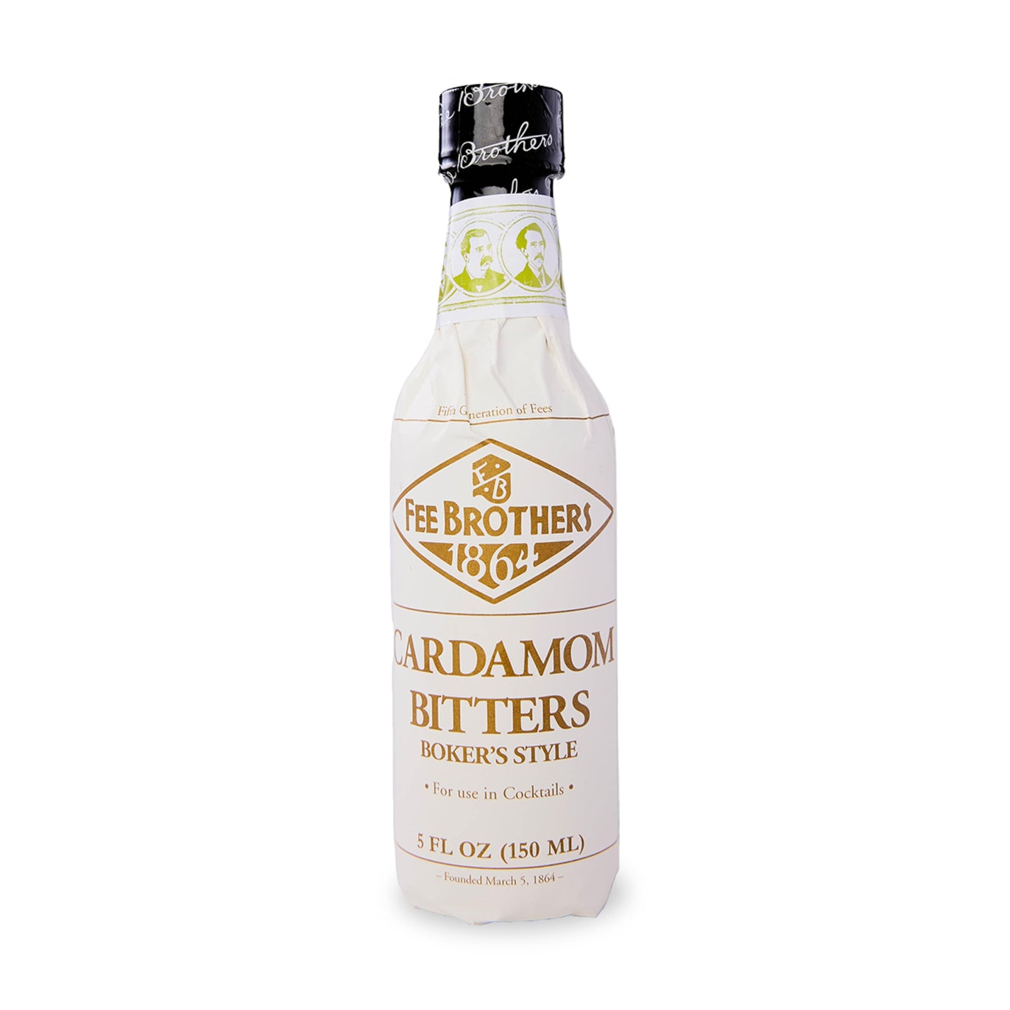 Fee Brothers Cardamom Cocktail Bitters - Aromatic Mixer, Gluten Free, Vegan, 5 fl oz, Model 791863140735