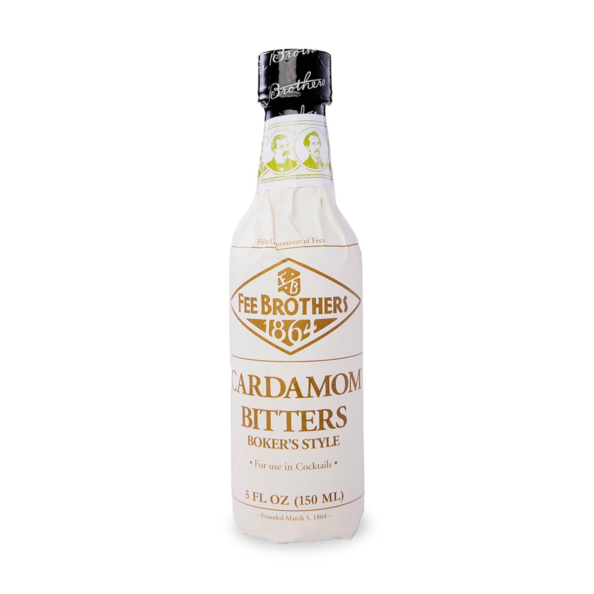 Fee Brothers Cardamom Cocktail Bitters - Aromatic Mixer, Gluten Free, Vegan, 5 fl oz, Model 791863140735