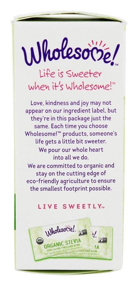 Wholesome Sweeteners Organic Stevia 35 Individual Packets, 1.23 Oz