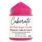 Wholesale Sugar Flowers Hot Pink Sugar Crystals for Baking Topping 3.6 oz - Ideal for Cakes, Cookies, Cupcakes & Desserts