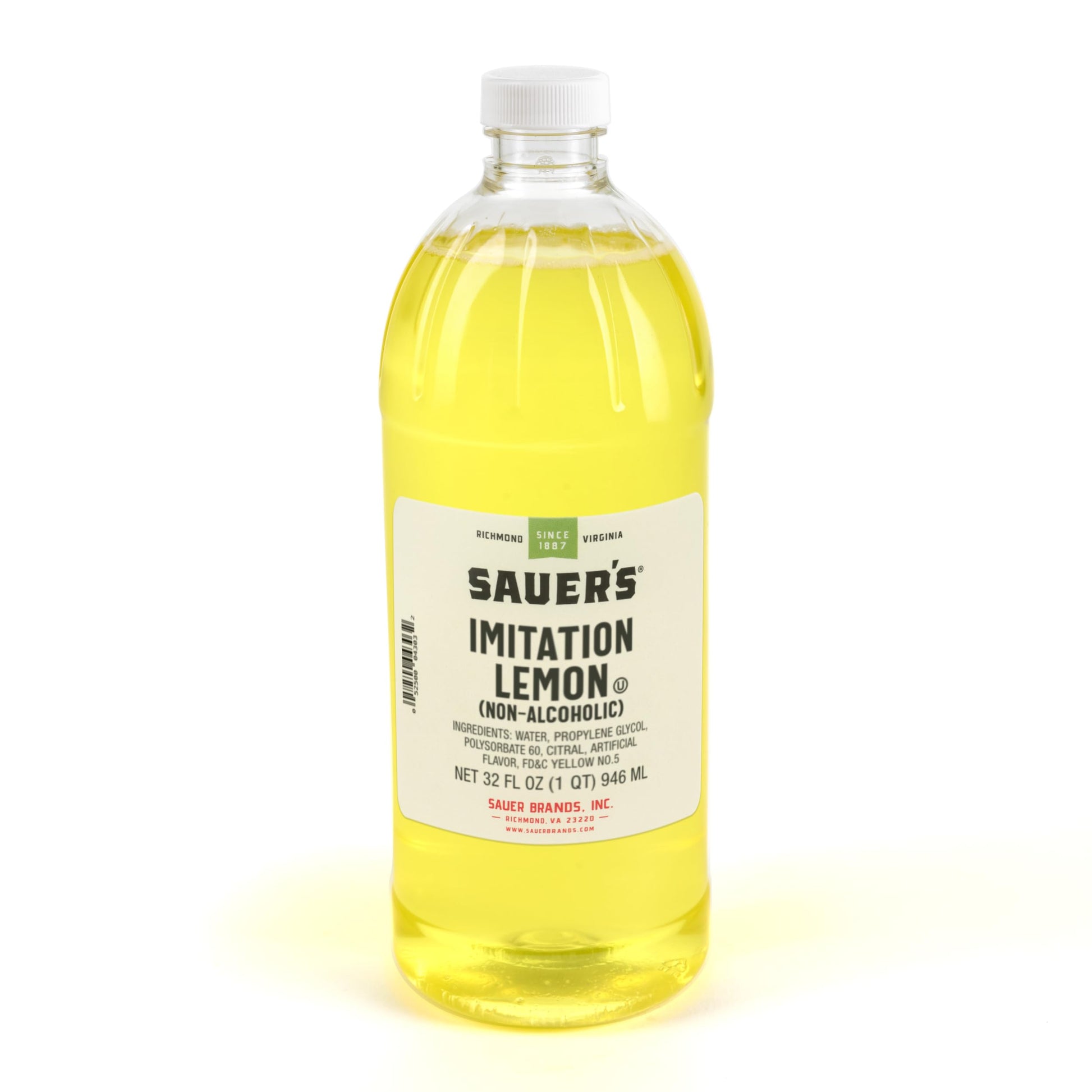 Sauers Compatible With Lemon Extract, 1 Quart (Pack Of 1)