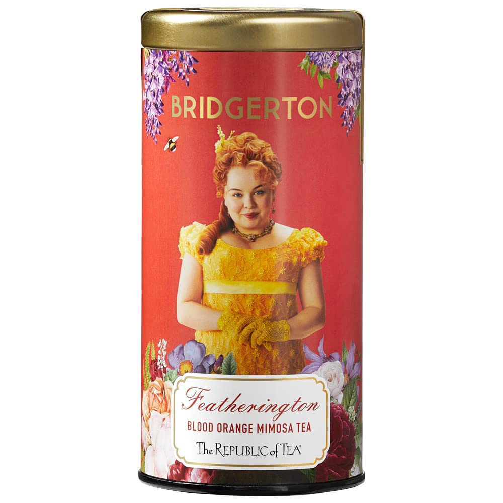 The Republic Of Tea - Bridgerton Featherington, Blood Orange Mimosa Tea, 36 Tea Bags