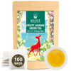 WT WEETEE Fruity Jasmine Green Tea Bags 100 Counts, Flavored Green Tea with Jasmine, Grapes, Passionfruit & Strawberry Aroma, Na
