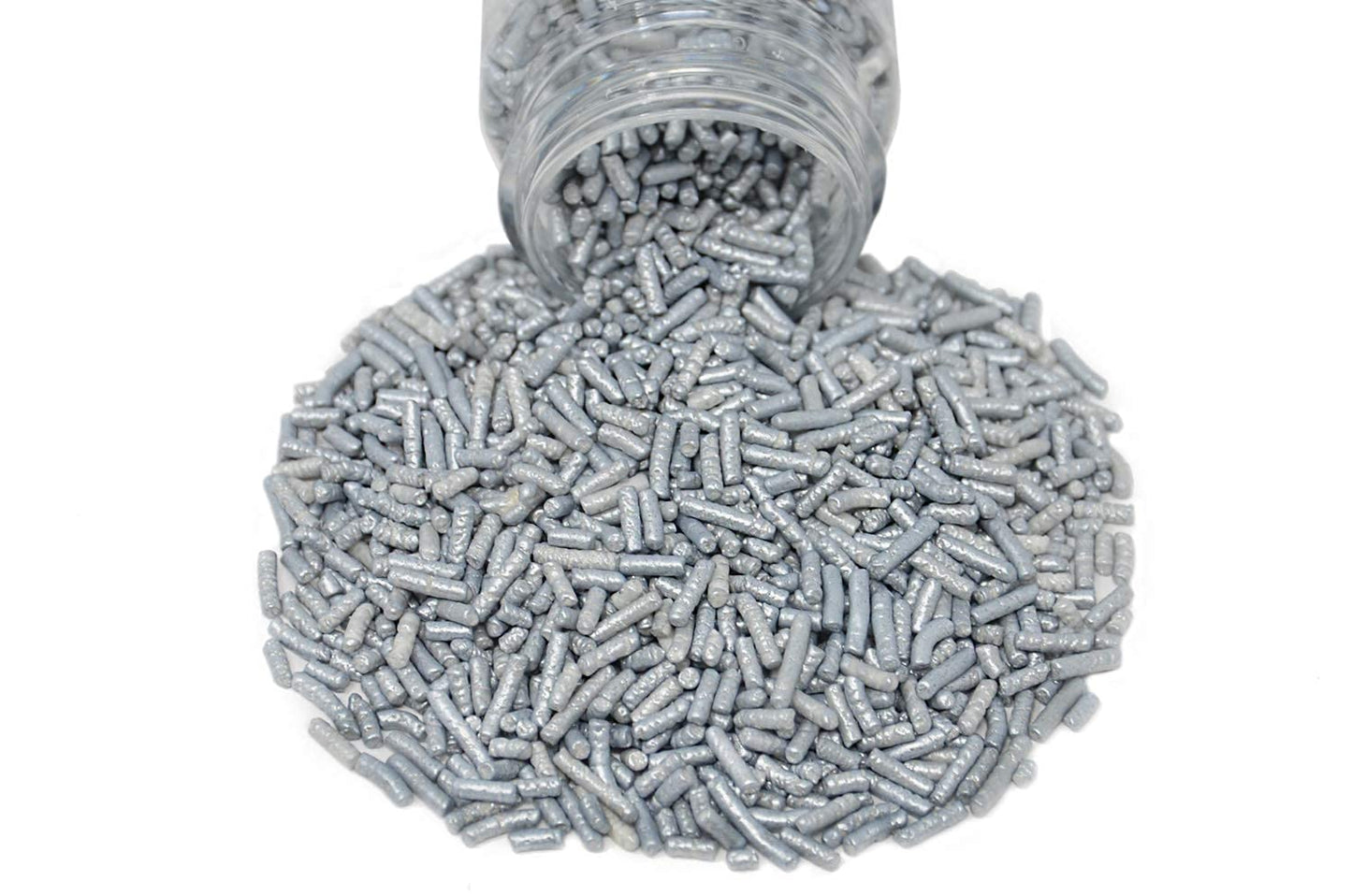 Mystic Sprinkles Sparkling Silver Jimmies 3.2Oz Bottle