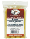 Hi Mountain - SAUSAGE CASINGS, 21mm Edible FRESH Clear Collagen Sausage Casings ? Creates 22 lbs. ? Ideal for Making Fresh (Unsm