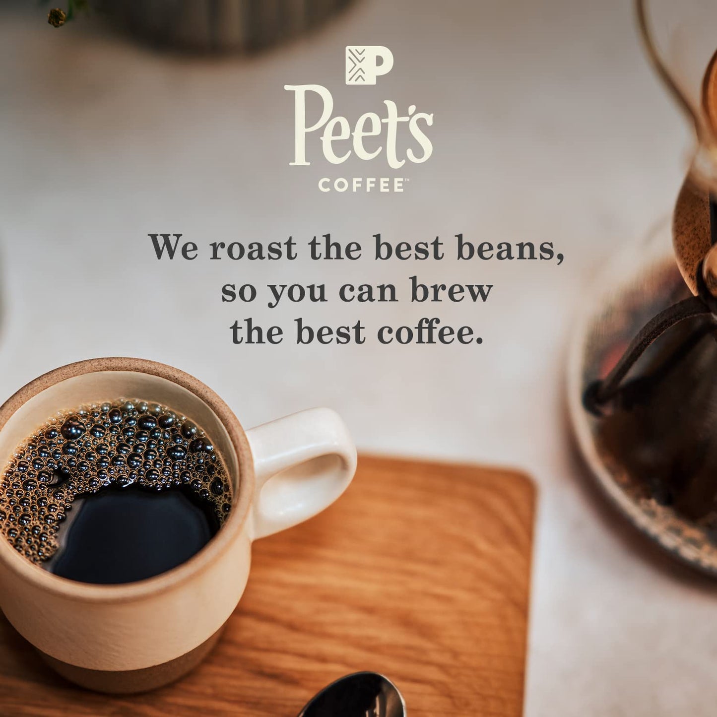 Peet's Coffee Light Roast K-Cup Pods - Sun Catcher, 60 Count (6 Boxes of 10 Pods)