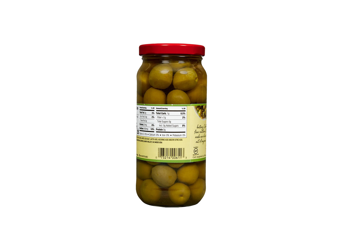 Mezzetta Whole Italian Castelvetrano Olives | Non-Gmo, Gluten Free, Keto| 10 Ounce Drained Weight Jar (Pack Of 2)