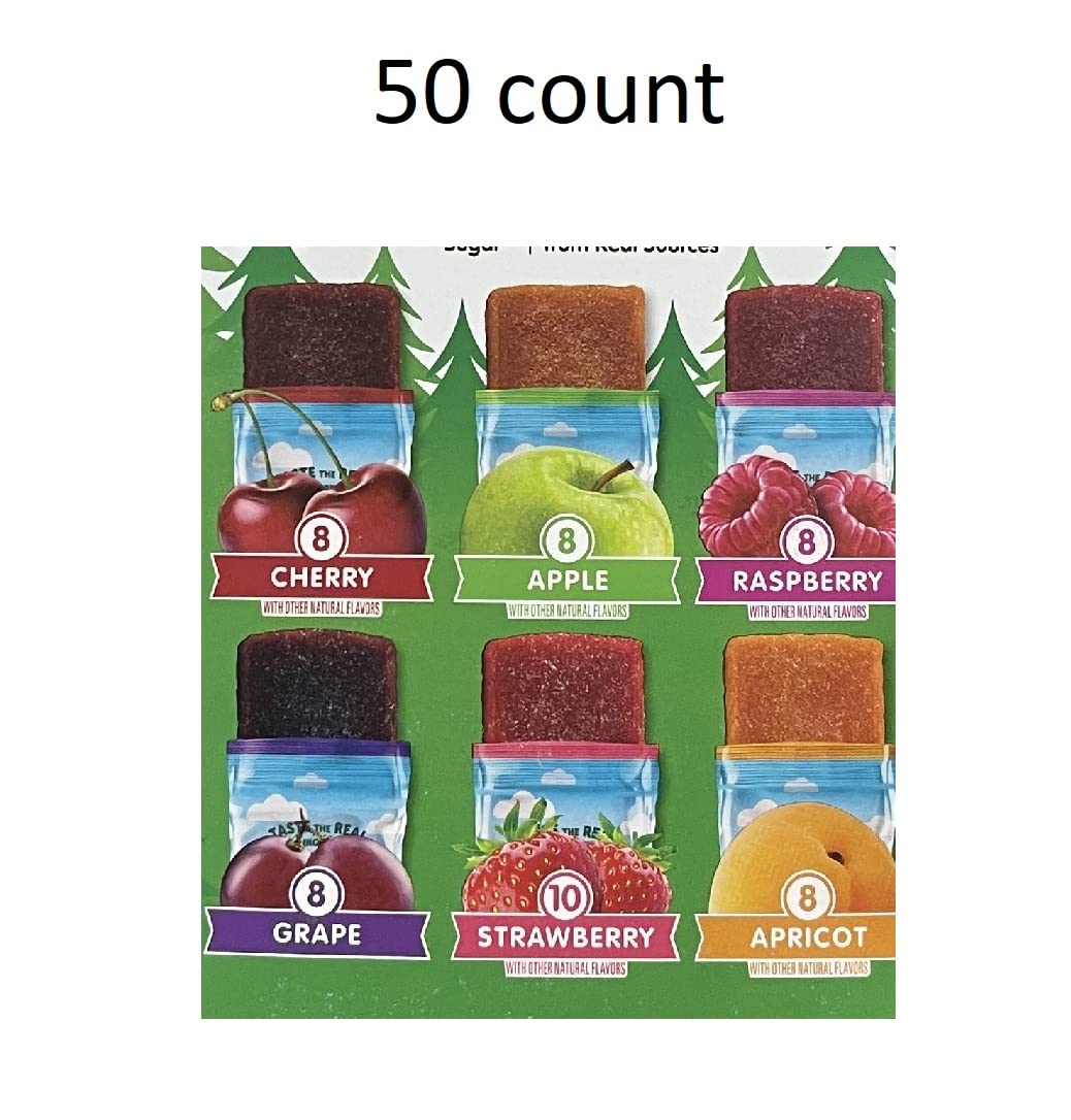 Stretch Island Fruit Leather Snacks Variety Pack, Cherry, Apple, Strawberry, Apricot, Grape, Raspberry, 0.5 Ounce No Added Sugar