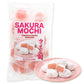 Sakura Mochi Candies - Japanese Cherry Blossom Rice Cake, Traditional Wagashi Sweet, Individually Wrapped, Soft & Chewy Sakura F