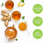 Prince Of Peace Instant Ginger Honey Crystals with Turmeric, 60 Sachets, Caffeine Free, 38oz (1080g), Yellow, Model POPGHCTURMERICP60-FF