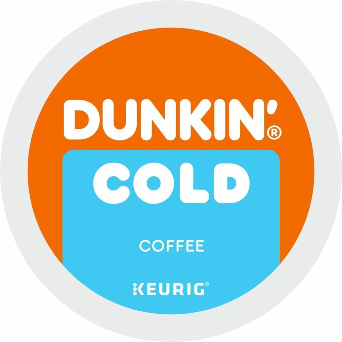 Dunkin Donuts Brew K-Cup  Pod Over Ice  Keurig Single Serve K-Cup Pods  22 Count - Smooth - K-Cup  Pod - Roasted  Arabica - Kosher - 22 / Pack