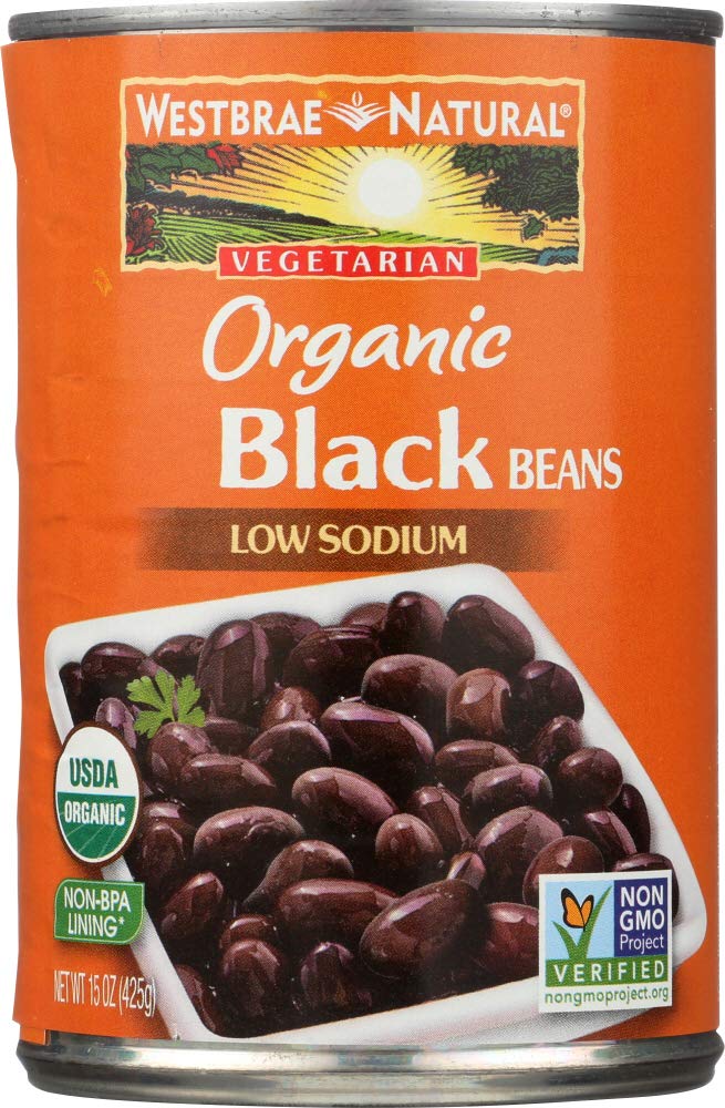 Westbrae Foods Black Beans Fat Free (12X15 Oz)