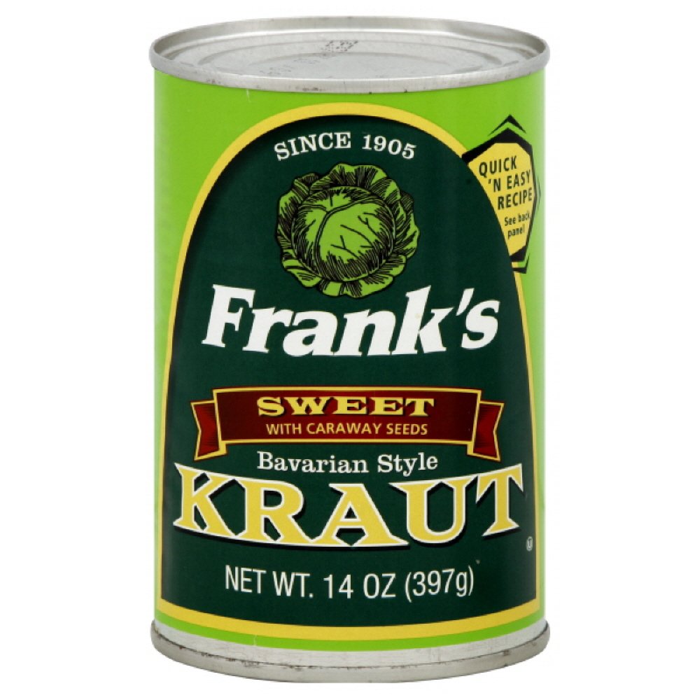 Franks Bavarian Sauerkraut, 14-Ounce (Pack Of 24)