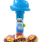 Flix Peeps Candy, Spring Pop Up Chick Shaped Lollipop Holders With Marshmallow Flavored Suckers, 2.22 Ounces