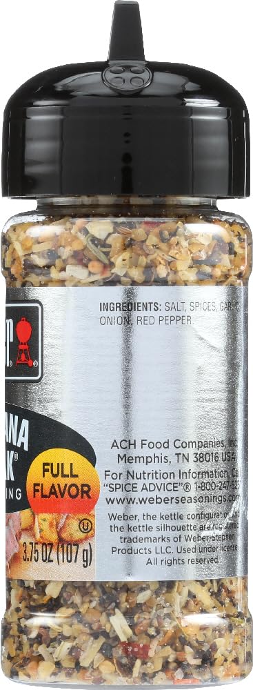 Weber Montana Steak Seasoning, 3.75 Ounces, Pack Of 6