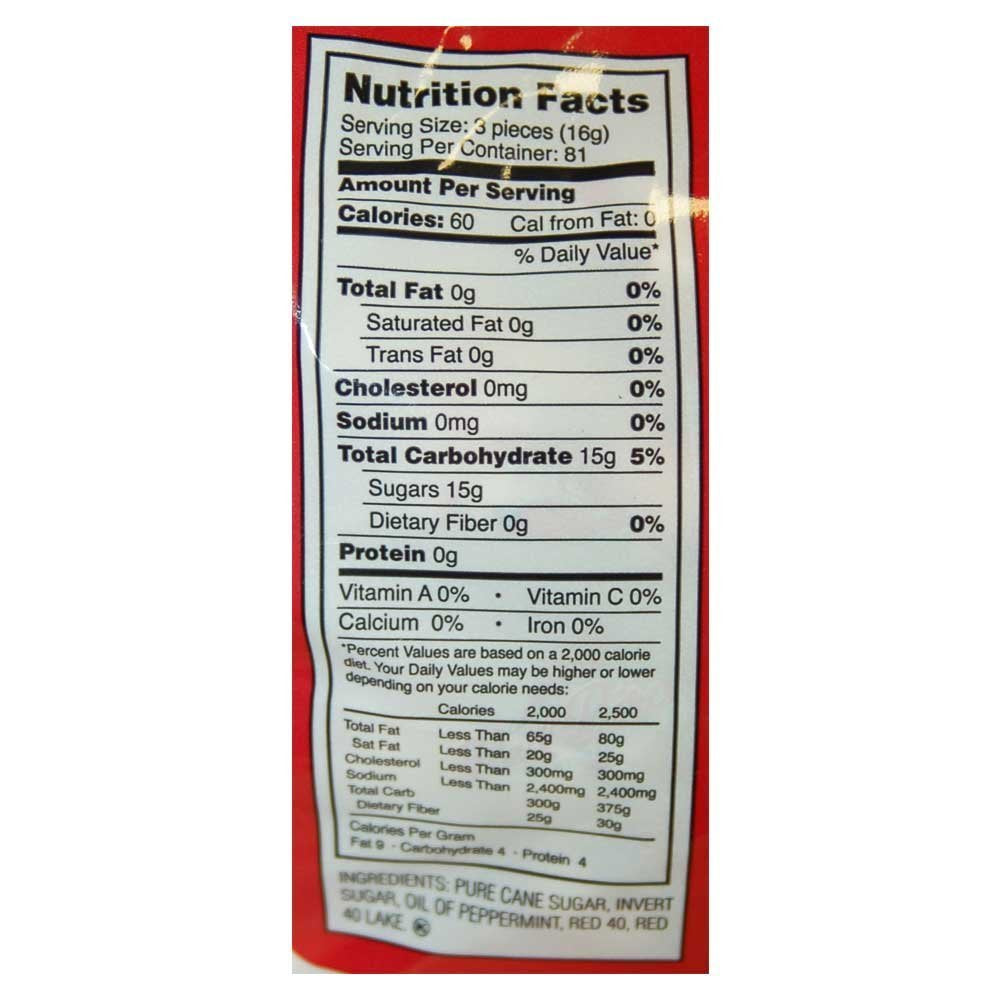 Red Bird Soft Peppermint Candy Mints, Bulk Candy Individually Wrapped, 46 Oz Bag (Case Of 6)