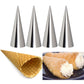 Non-Stick Cream Cannoli Tubes, Fantasyday 19 Pcs Stainless Steel Baking Cones Pastry Roll Horn Croissant Mold Cannoli Shells Wit