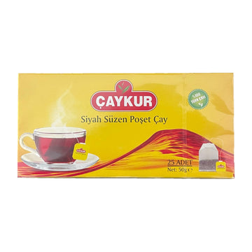 Turkish Black Tea Bags Aykur- 2 Package/Total 50 Bags