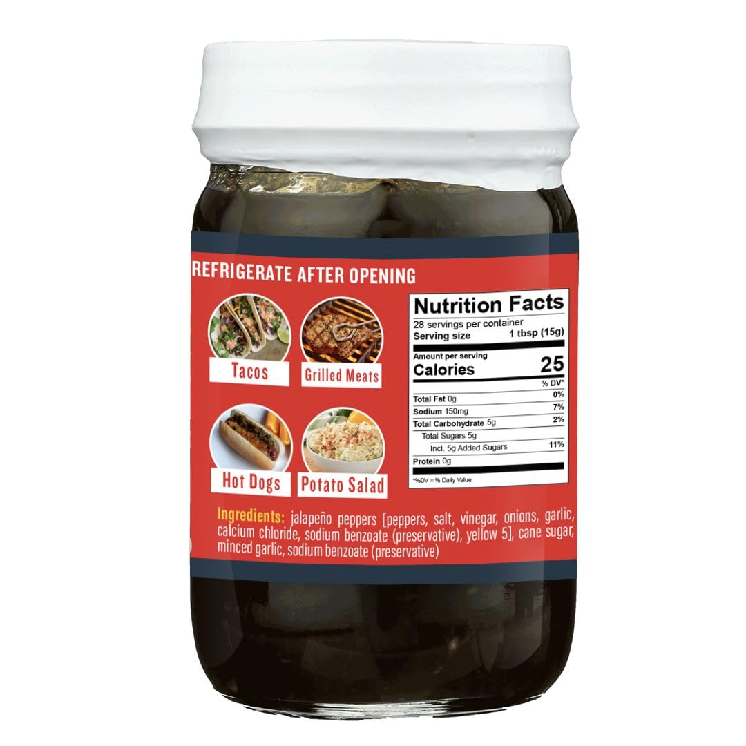 Ragin Cajun Spicy Sweet Jalapeno Relish, 12 Ounce (Pack Of 4)