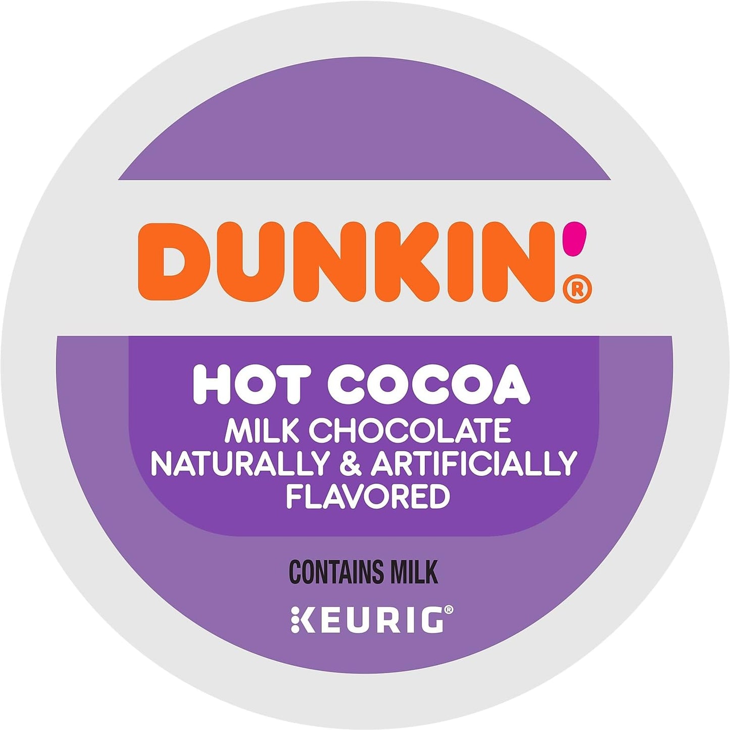 Dunkin' Milk Chocolate Hot Cocoa, 22 Keurig Pods