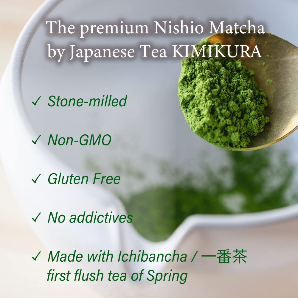 Superior Ceremonial Grade Matcha Green Tea Powder from NISHIO JAPAN | Japanese Tea KIMIKURA | Matcha KIMIKURA (2_Nishio [Competi
