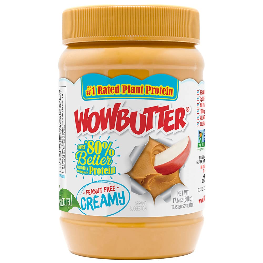 Wowbutter - Peanut Free, Tree Nut Free, Natural No Stir Spread - Award Winning Vegan Plant Protein Food Made With Non-Gmo Verifi