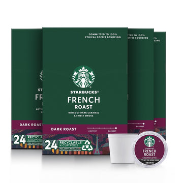 Starbucks French Roast Coffee K-Cup Pods, Dark Roast, 96 Count, Model SYNCHKG123891