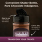 Upouria Chocolate Flavored Shakable Topping for Coffee  Lattes  Desserts  Gourmet Cocoa Taste  5.5oz