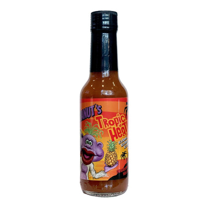 Jeff Dunham - Peanut s Tropical Heat Hot Sauce | Pineapple Habanero Sauce - Sweet with a Kick - It s Good (5 fl oz)