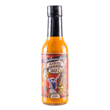 Headless Horseradish By Torchbearer Sauces, Fiery Heat Hot Sauce With Flavors Of Horseradish, Garlic & Dry Mustard, Made With All Natural Ingredients, 5 Fl Oz Bottle (1-Pack)