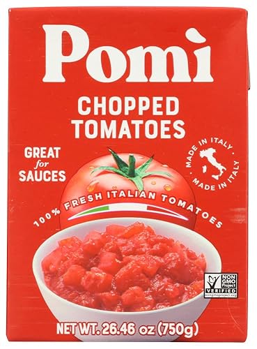 Pomi Tomatoes - Tomatoes Chopped - Case of 12 - 26.46 OZ(D0102HX2QUW.)