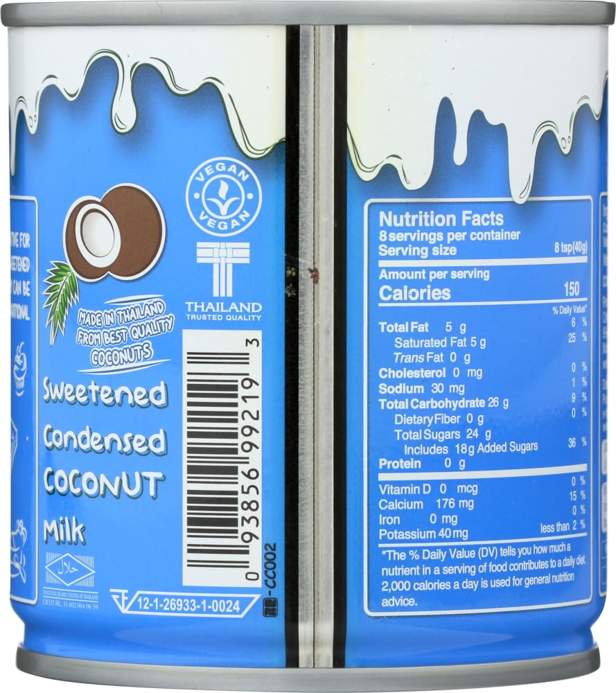 Nature'S Charm Sweetned Condensed Coconut Milk, 11.25 Oz. (Pack Of 2)