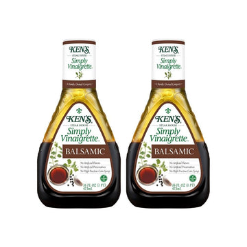 Ken's Steak House Simply Vinaigrette, Balsamic, Salad Dressing 16 Ounce