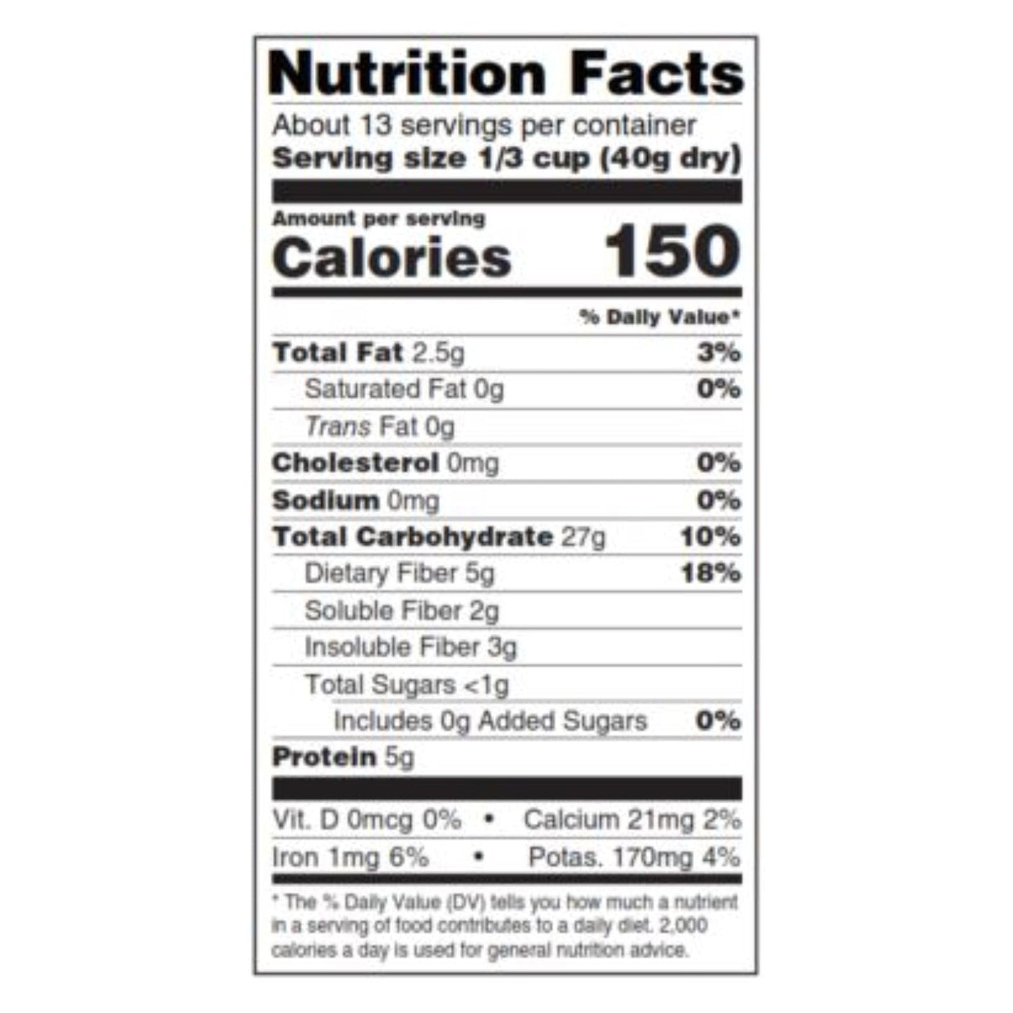 Woodstock 5 Grain Cereal - Case Of 12 - 18.5 Oz.