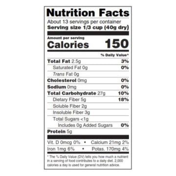Woodstock 5 Grain Cereal - Case Of 12 - 18.5 Oz.