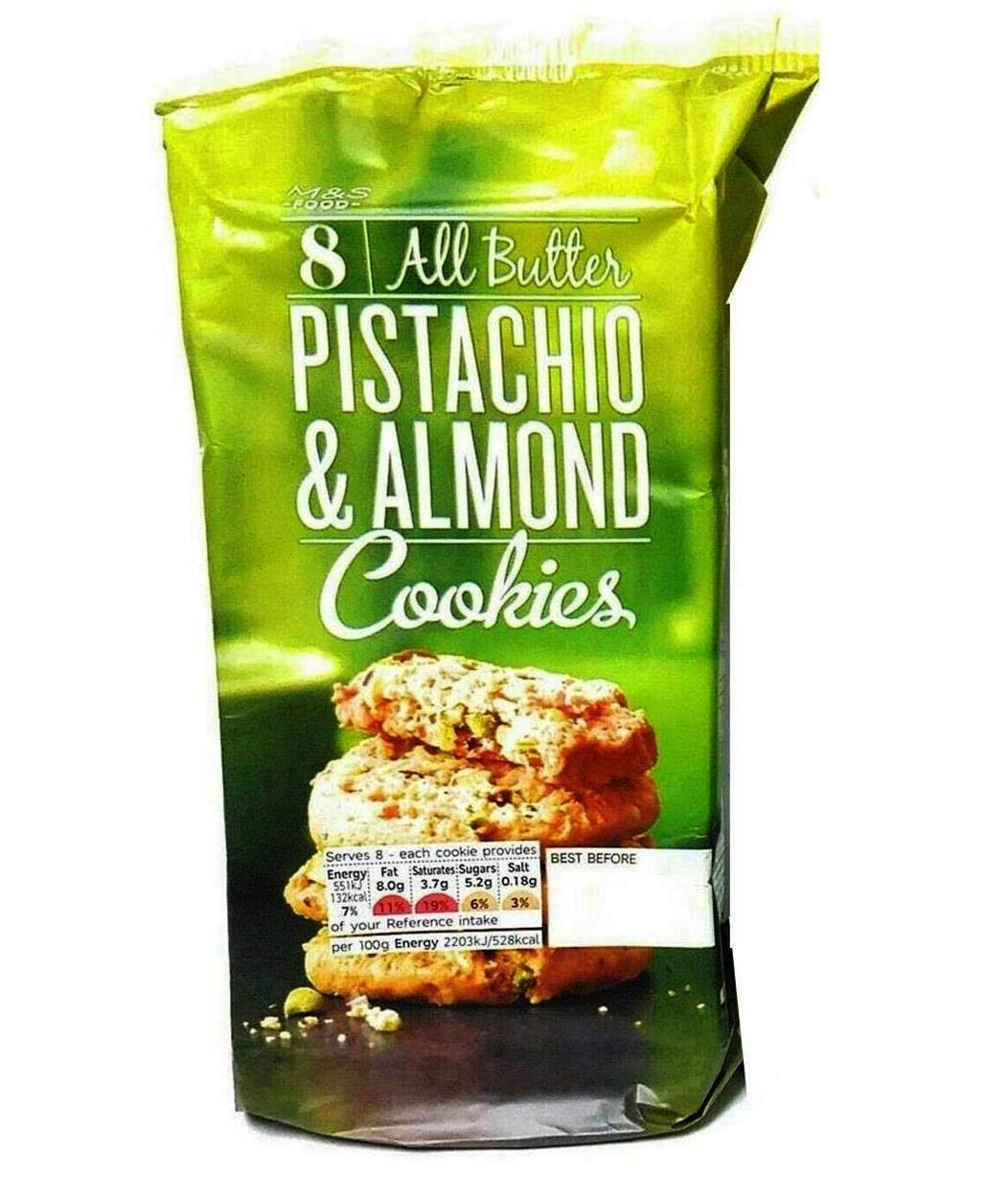 Marks And Spencer All Butter Pistachio Almond Cookies 200G