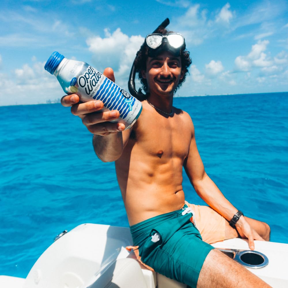 Open Water Still Bottled Water With Electrolytes In 16-Oz Aluminum Bottles (1 Cases, 12 Bottles - Still) | Bpa-Free And Eco Frie