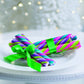 Fun Express Bulk Hard Candy Sticks Individually Wrapped - 80 Piece Holiday Christmas Candy Assortment | Fruit Flavors for Parade